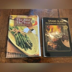 Two best of bridge cookbooks
